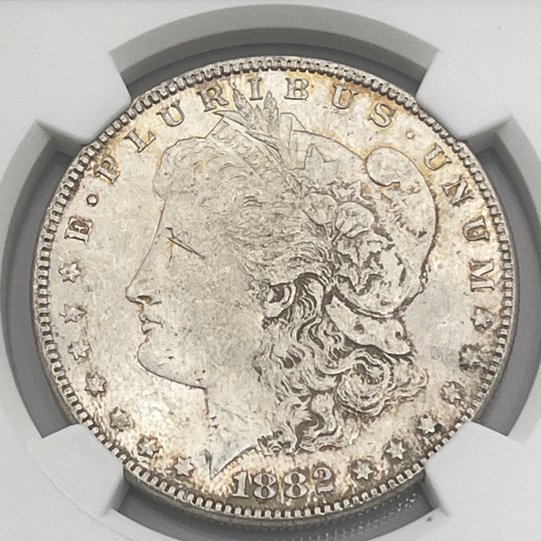 NGC MS63 MORGAN DOLLAR モルガンダラー 1882年 鑑定品