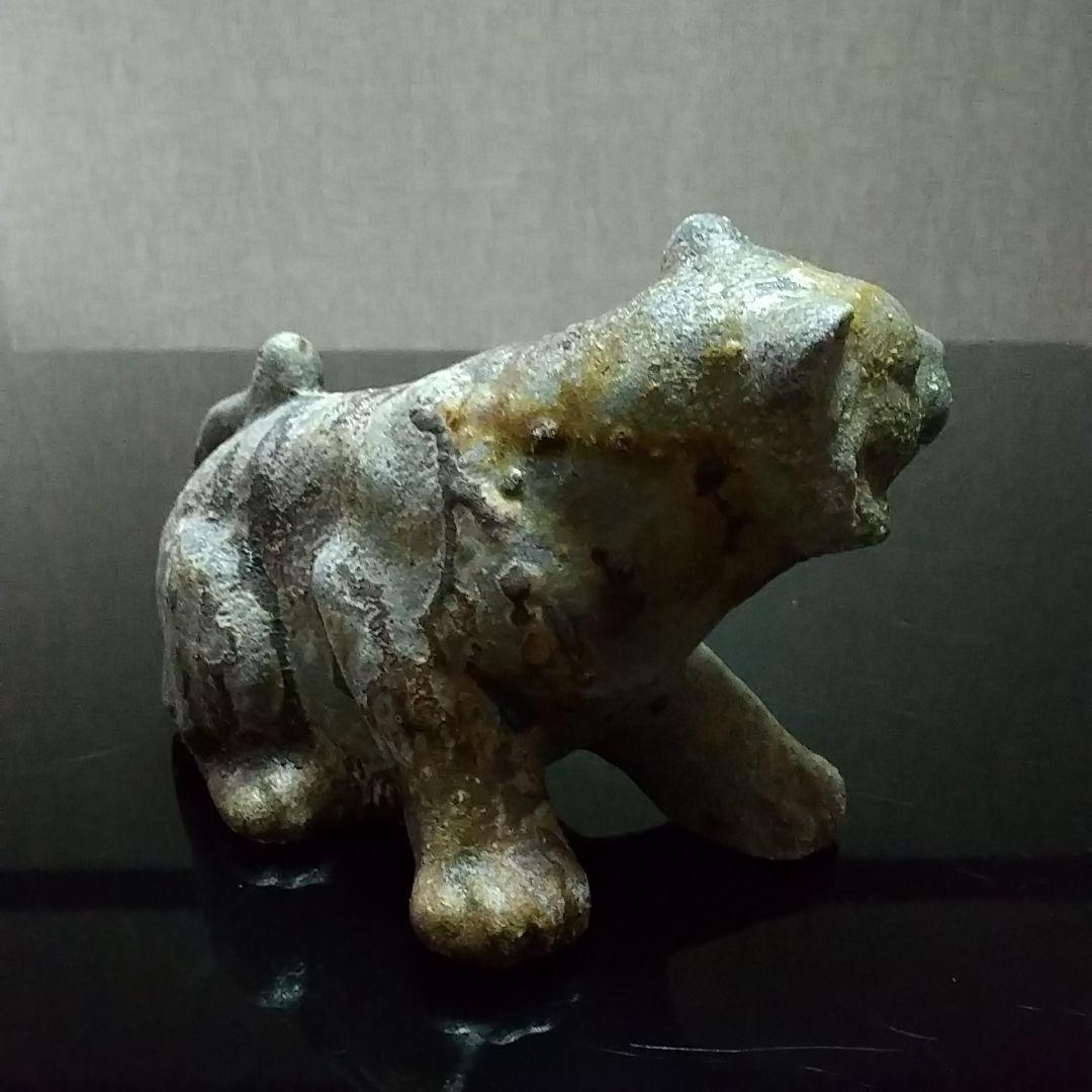 【備前焼 虎】Bizen ware tiger figurine (送料込み)