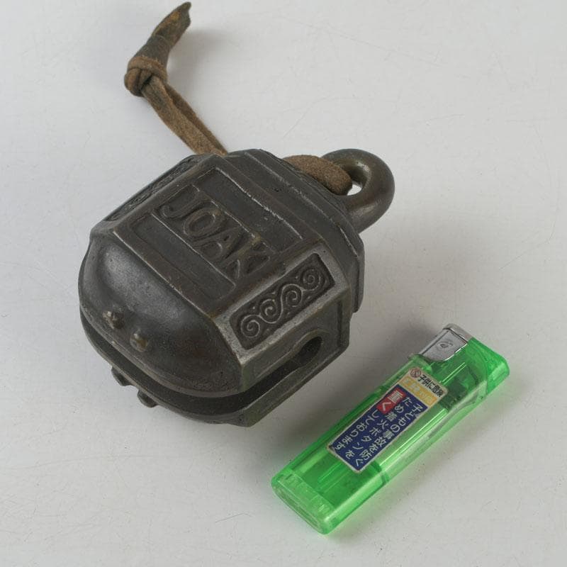 中国　古銅宣徳銅　鐸鈴　銅鐸　銅鐘　C　8602