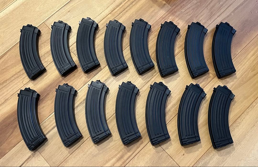 次世代　AK マガジン　15本　東京マルイ AKストーム　47 74