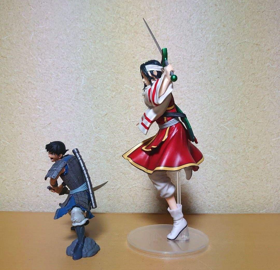 一番くじ キングダム 大将軍の見る景色 C賞 羌瘣 信 フィギュア