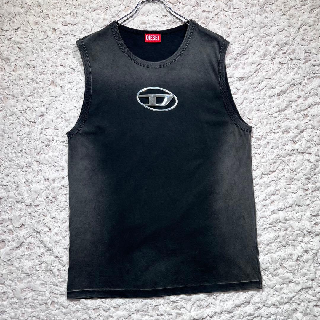 『パクゴヌク着用』　DIESEL タンクトップ　即完売　フェード　黒　XXL