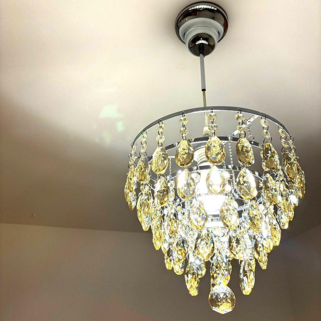 新品　シャンデリア　ゴールド　クリスタル　インテリア　天井照明　ペンダントライト