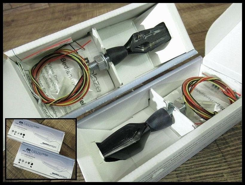 未使用保管 モトガジェット mo-Blaze Edge ウィンカー 左右 2個