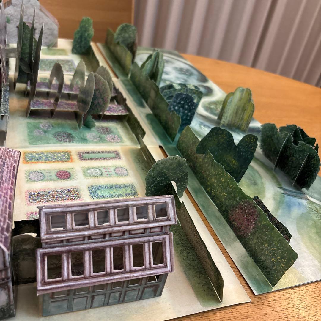 モネ 希少 ジヴェルニー 庭 立体 絵本 大きいMonet's Garden