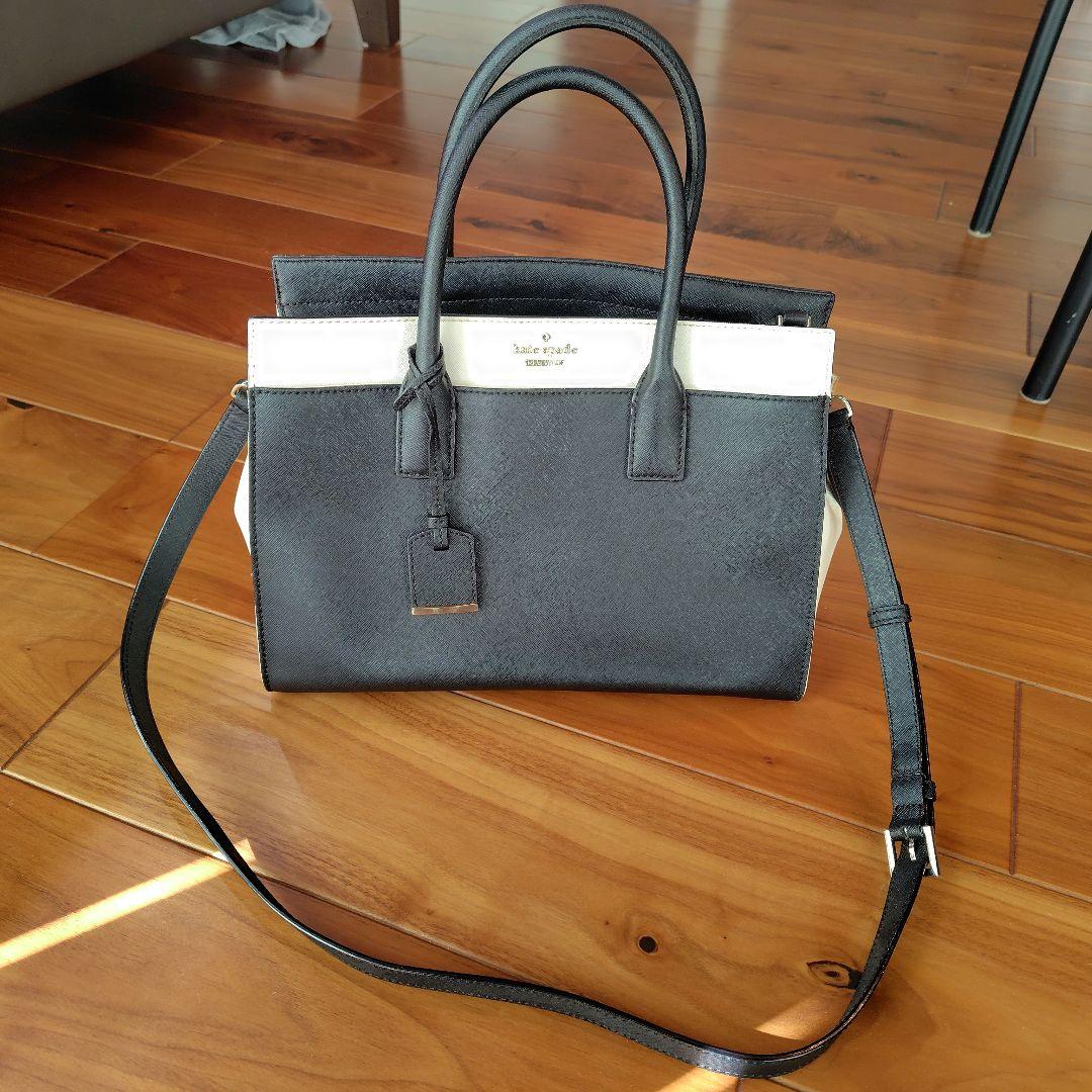 KATE SPADE バッグ 黒と白