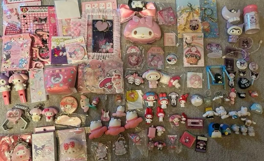 マイメロディ サンリオグッズ ぬいぐるみ 100点以上まとめ売り