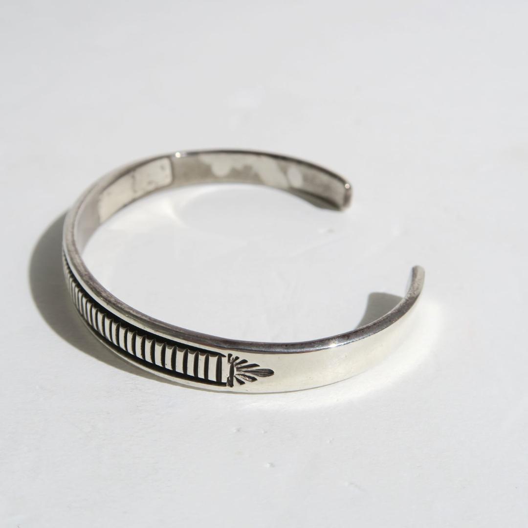 インディアンジュエリー シルバー バングル ナバホ族 ブルースモーガン