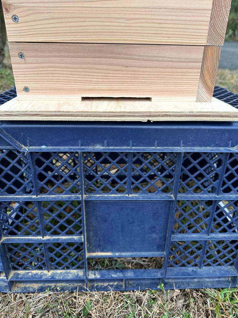 日本ミツバチ重箱式巣箱　飼育捕獲用