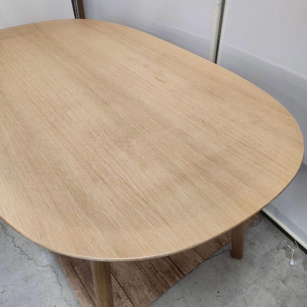 【送料込み】maruni Roundish ダイニングテーブル 160 オーク材