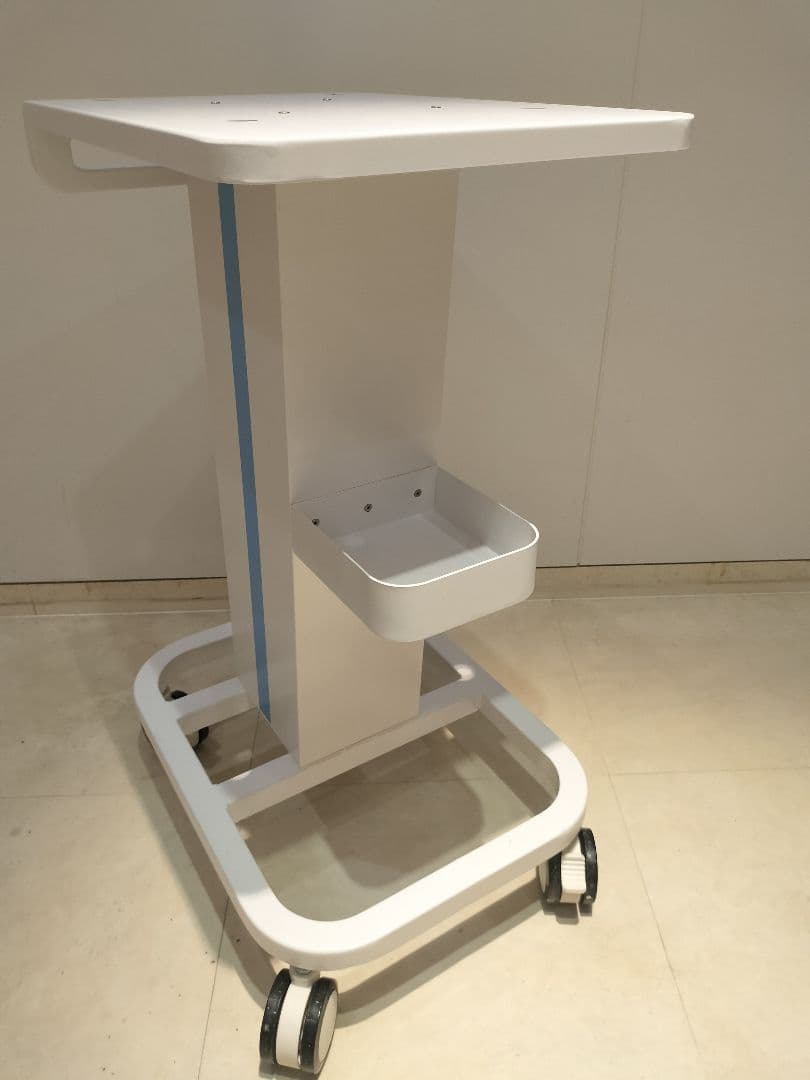 耐荷重40kg 超美品/スチール製のため頑丈】キャスター付きワゴン