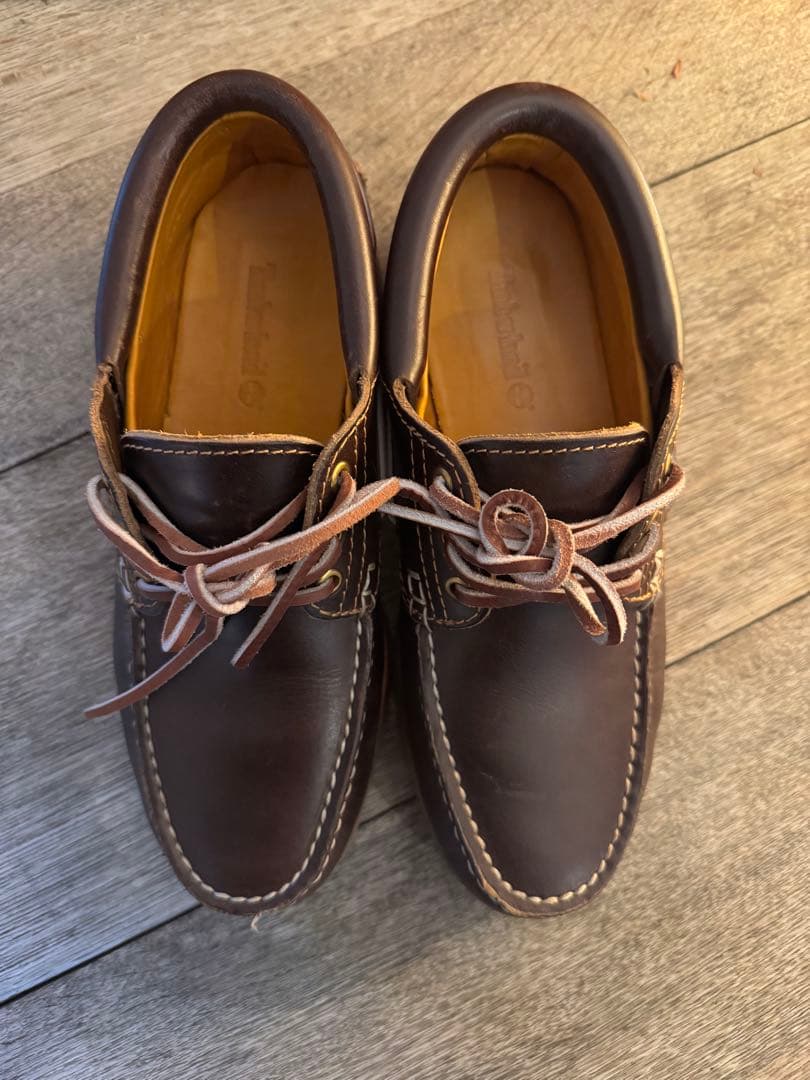 ピンクさま専用Timberland 3EYELET BOAT LUG BROWN