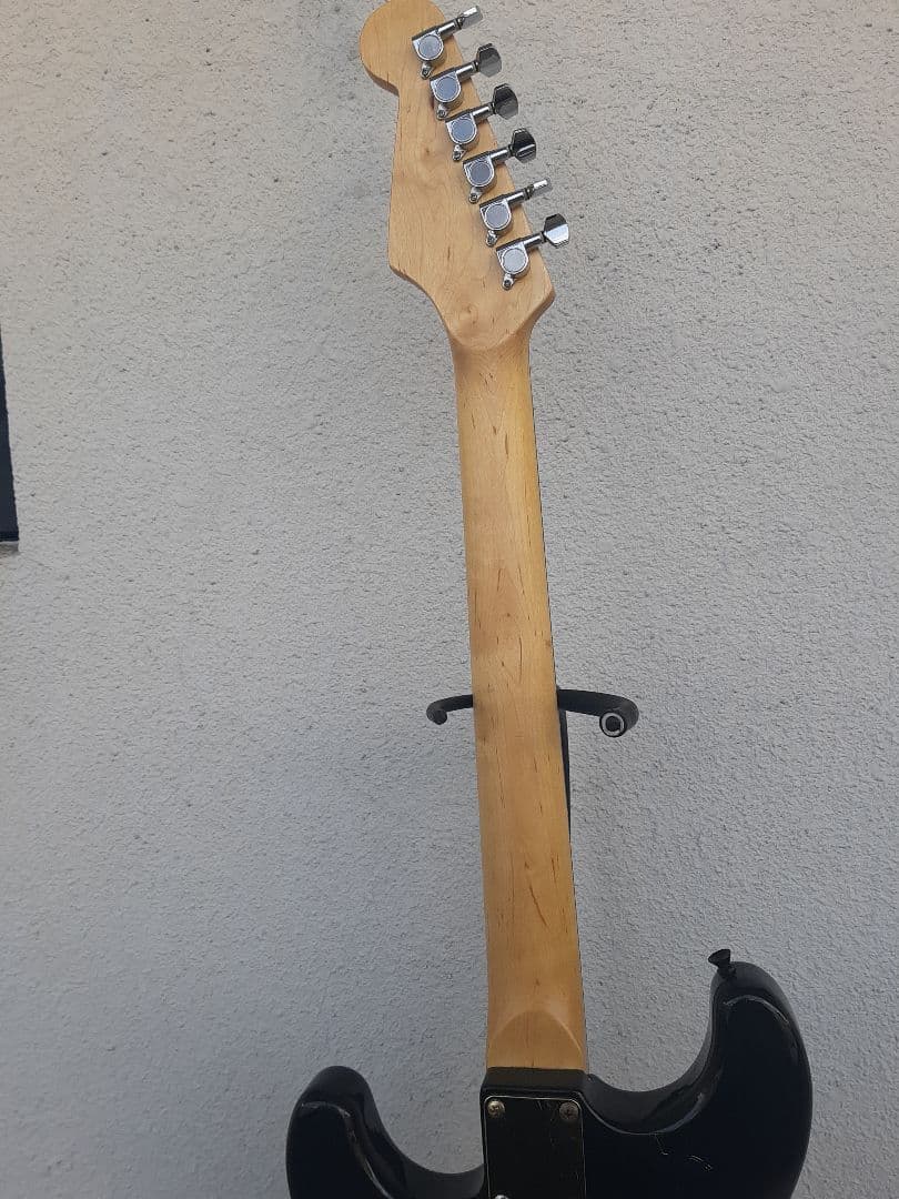 最終値下げ加熱処理ＡＩＹストラトタイプエレキギターSSS黒