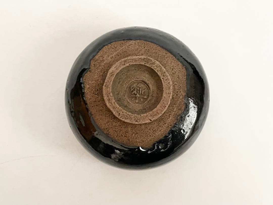 茶道具　陶芸家　十二代　樂吉左衛門　樂弘入　黒楽茶碗　抹茶碗