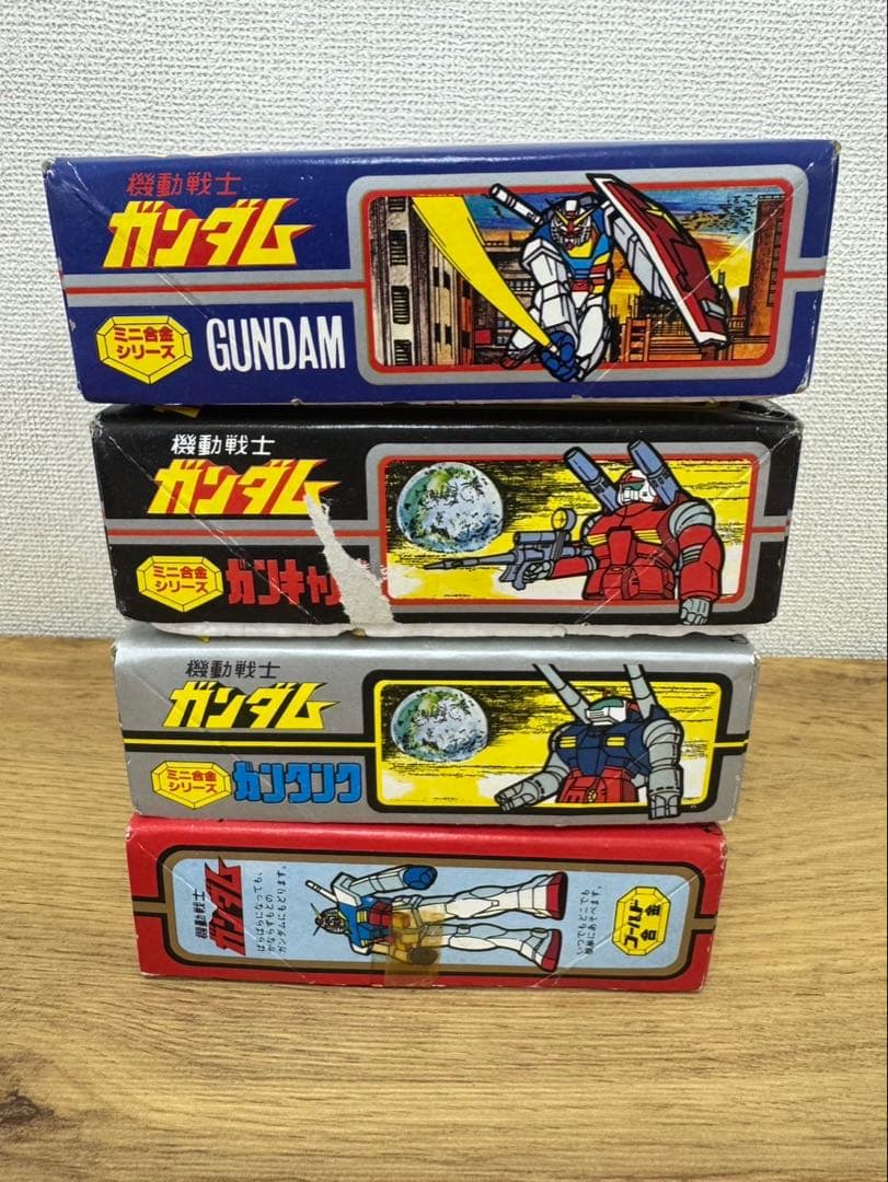 オリオン/セブン　ミニ合金　機動戦士ガンダム ゴールド合金 4体セット