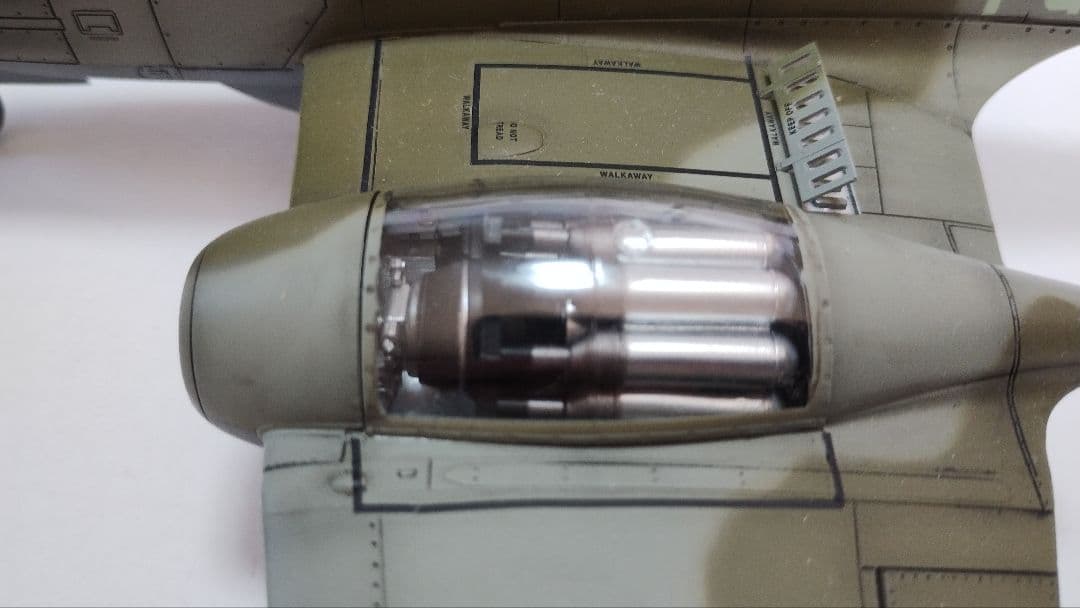 プラモデル完成機　1/48　グロスターミーティアF.3