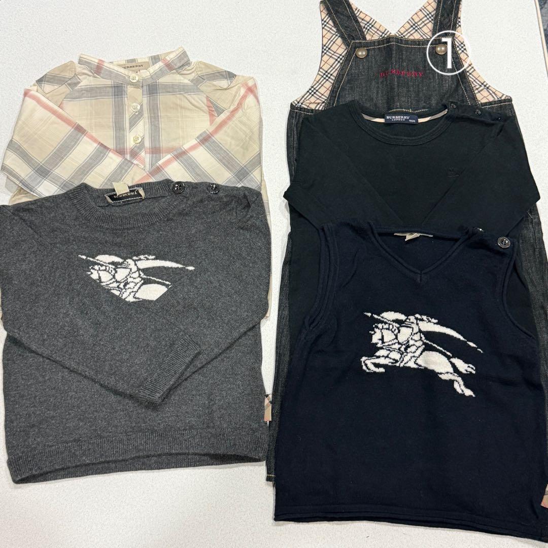 Burberry 5枚＋汚れあり4枚セット 90cm～98cm