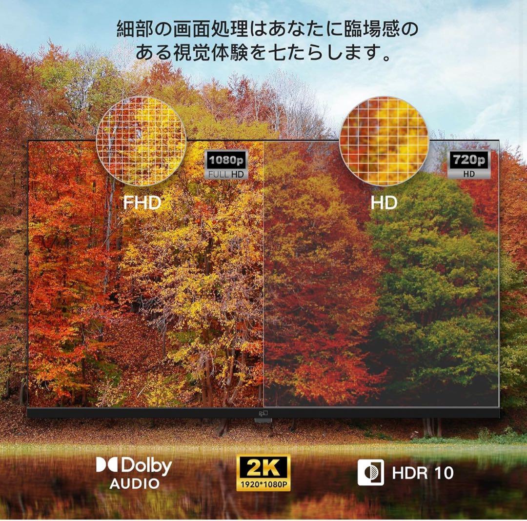 新品 FPD チューナーレス テレビ 43インチ Google TV VESA