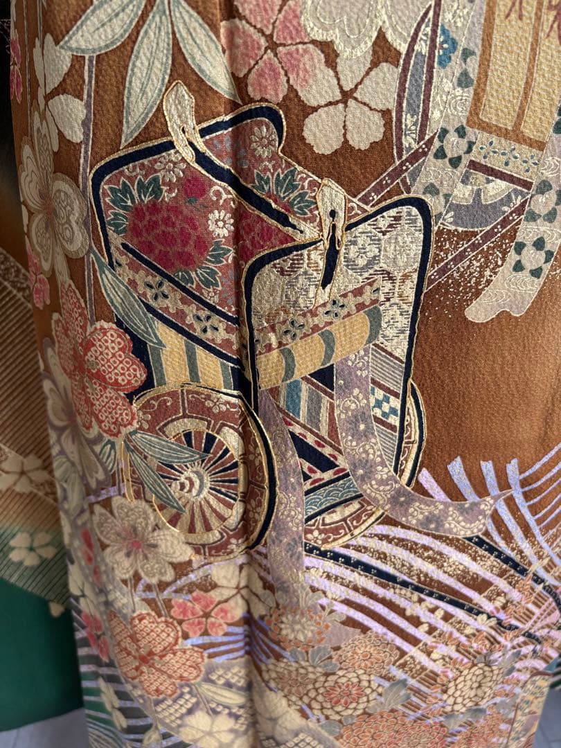 ⭐️特別最終価格❣️８／３１迄　振袖フルセット　正絹　成人式