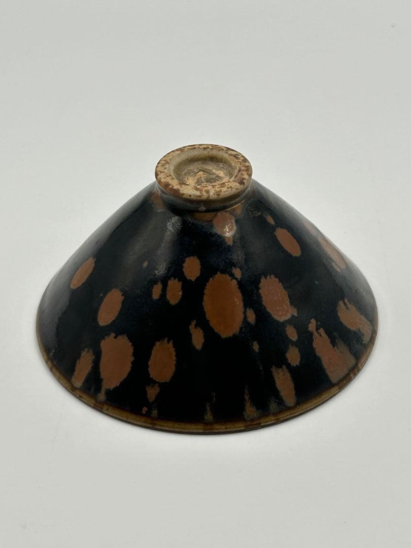 ★0061宋時代　定窯 褐斑盃 ★天目茶碗 茶道具 茶器 唐物古美術