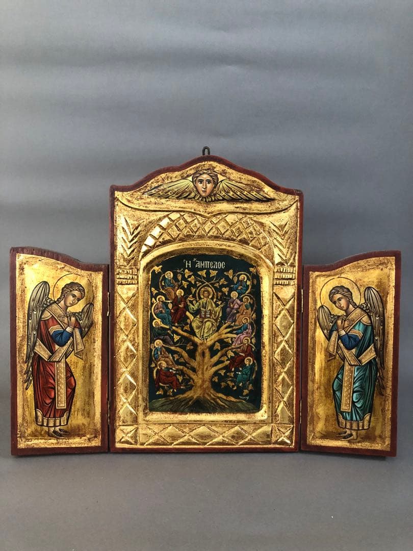 ギリシャ　イコン　キリスト教　ギリシャ正教会 宗教画