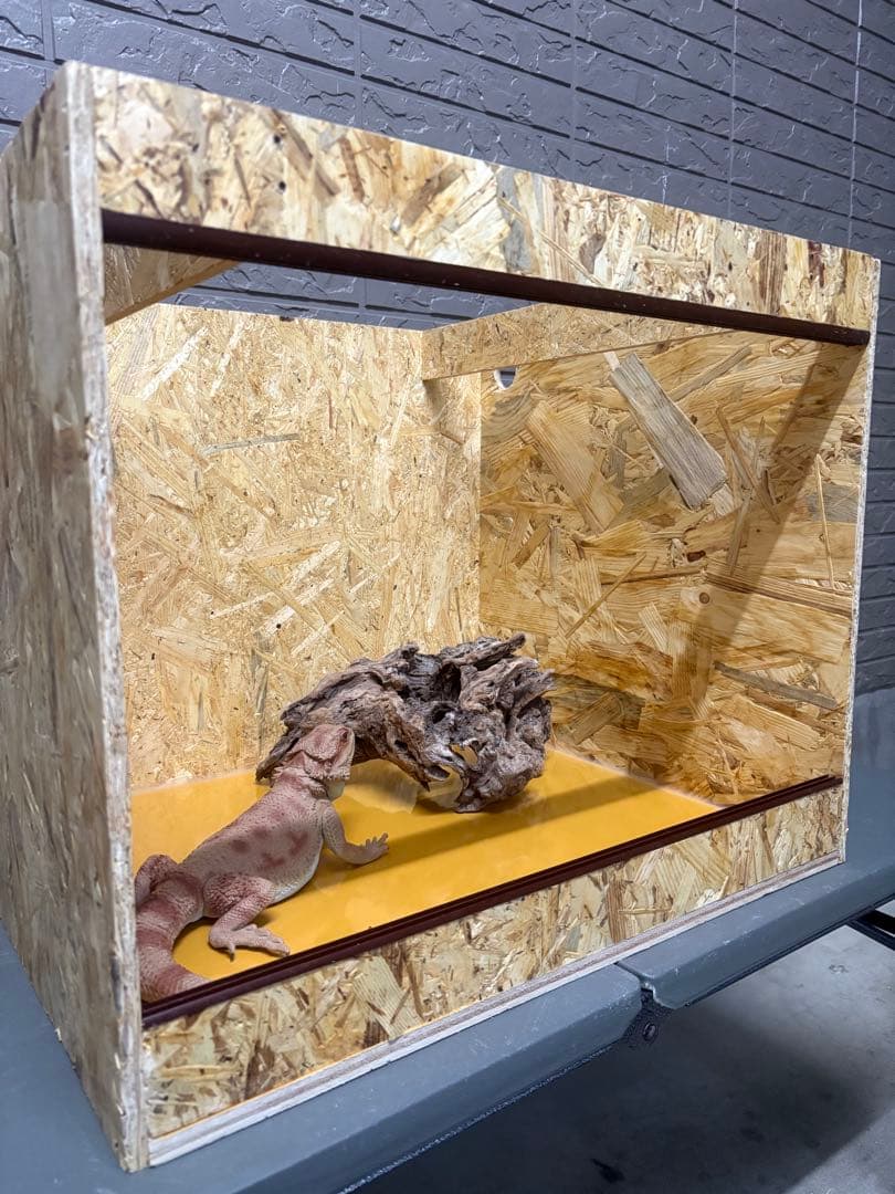 爬虫類飼育ケージ　OSB木製ケージ