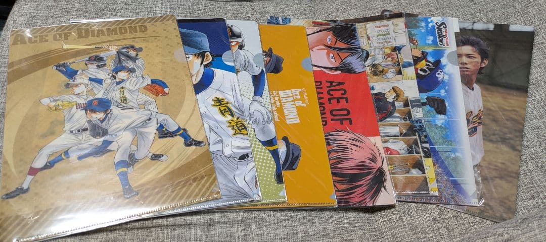 【未開封】ダイヤのA クリアファイル大量 原作柄 アニメ THE LIVE