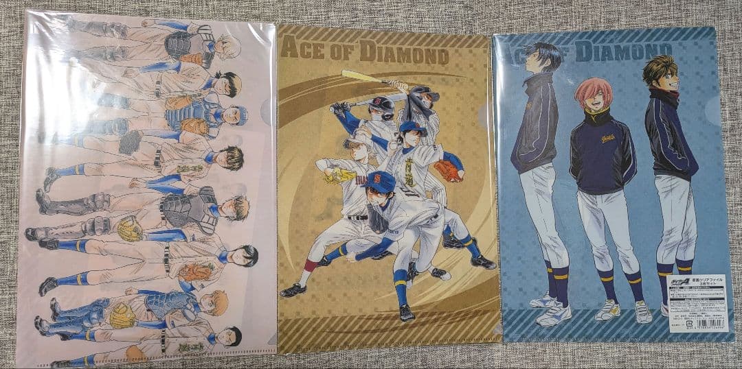 【未開封】ダイヤのA クリアファイル大量 原作柄 アニメ THE LIVE