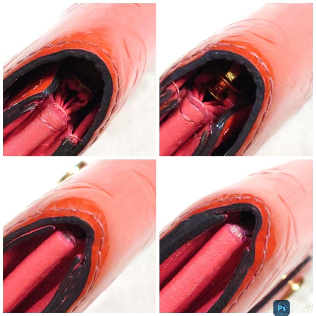 【極美品／新型】ルイヴィトン☆モノグラム／ヴェルニ☆ポルトフォイユ・サラ☆ピンク