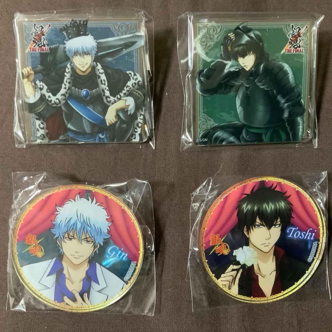 銀魂　坂田銀時　土方十四郎　他　アクリルバッジ　キーホルダー　タオル　等　82点