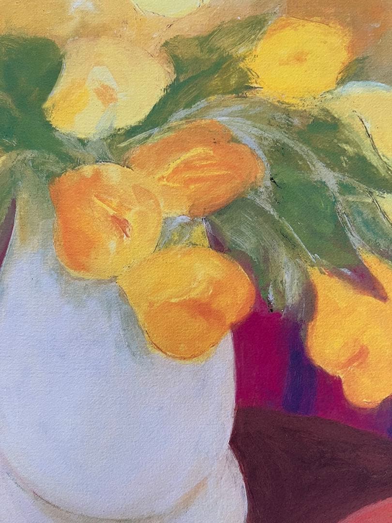 限定版画　額入り　エディション番号、証明書.直筆サイン19/140 ジニー・キム