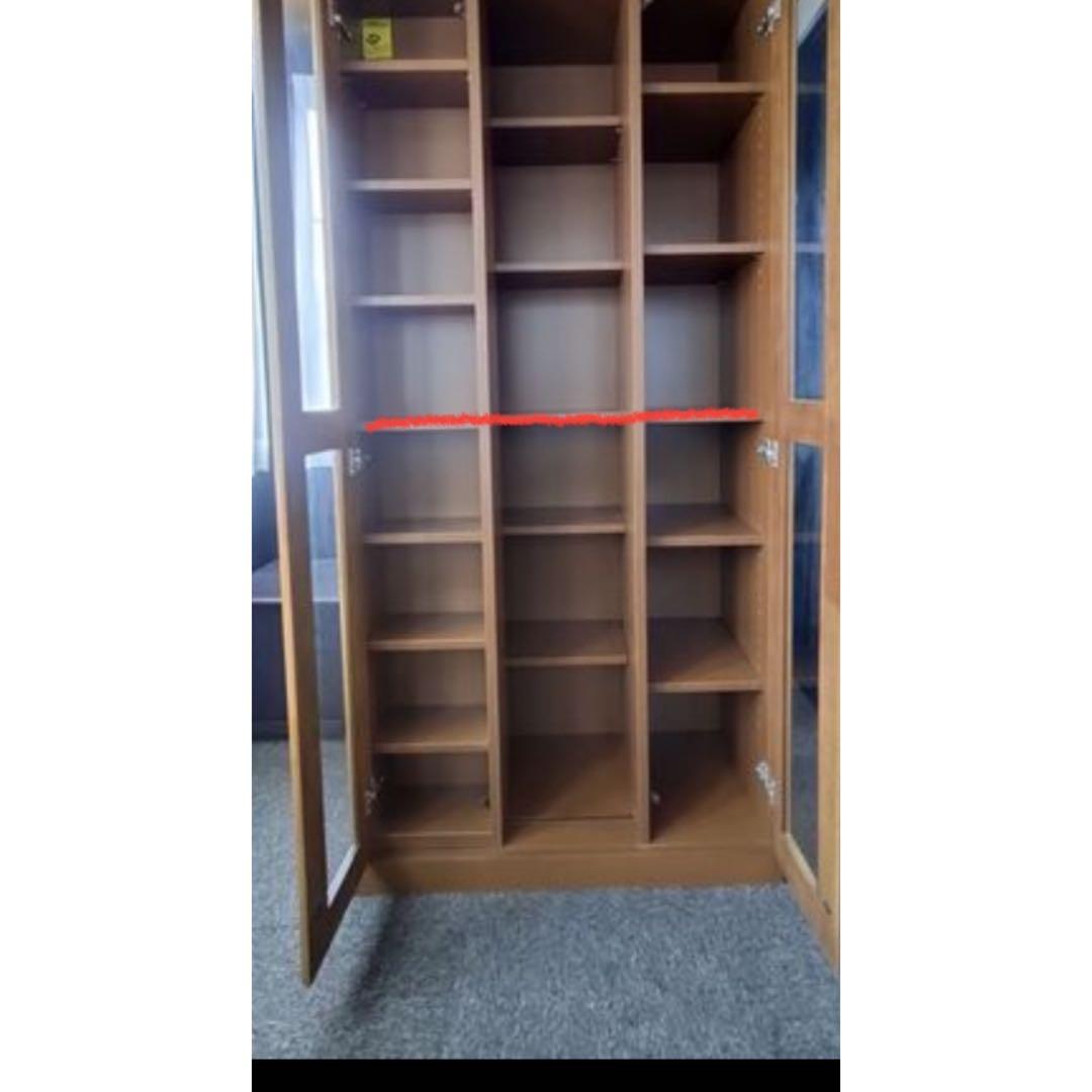 トーク工業　スライド式　本棚　ガラス戸　大型