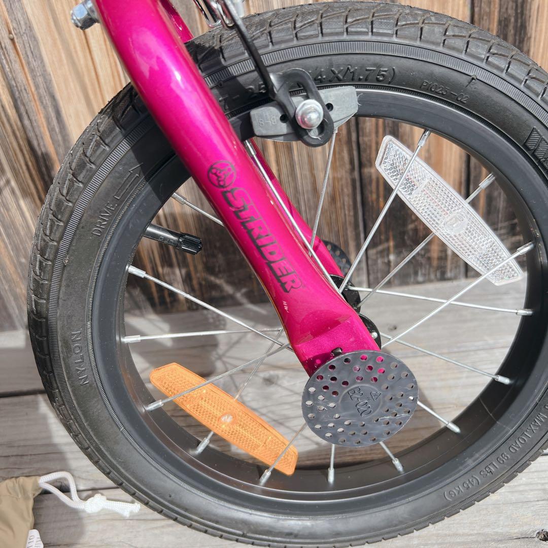 極美品✨ストライダー STRIDER 14X フューシャピンク バランスバイク