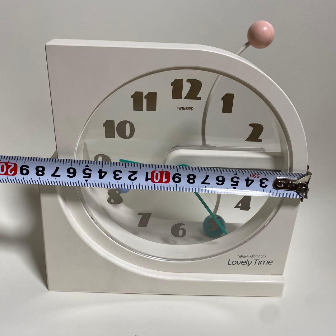 置き時計　ツインバード　ポストモダン　ミッドセンチュリー　スペースエイジ