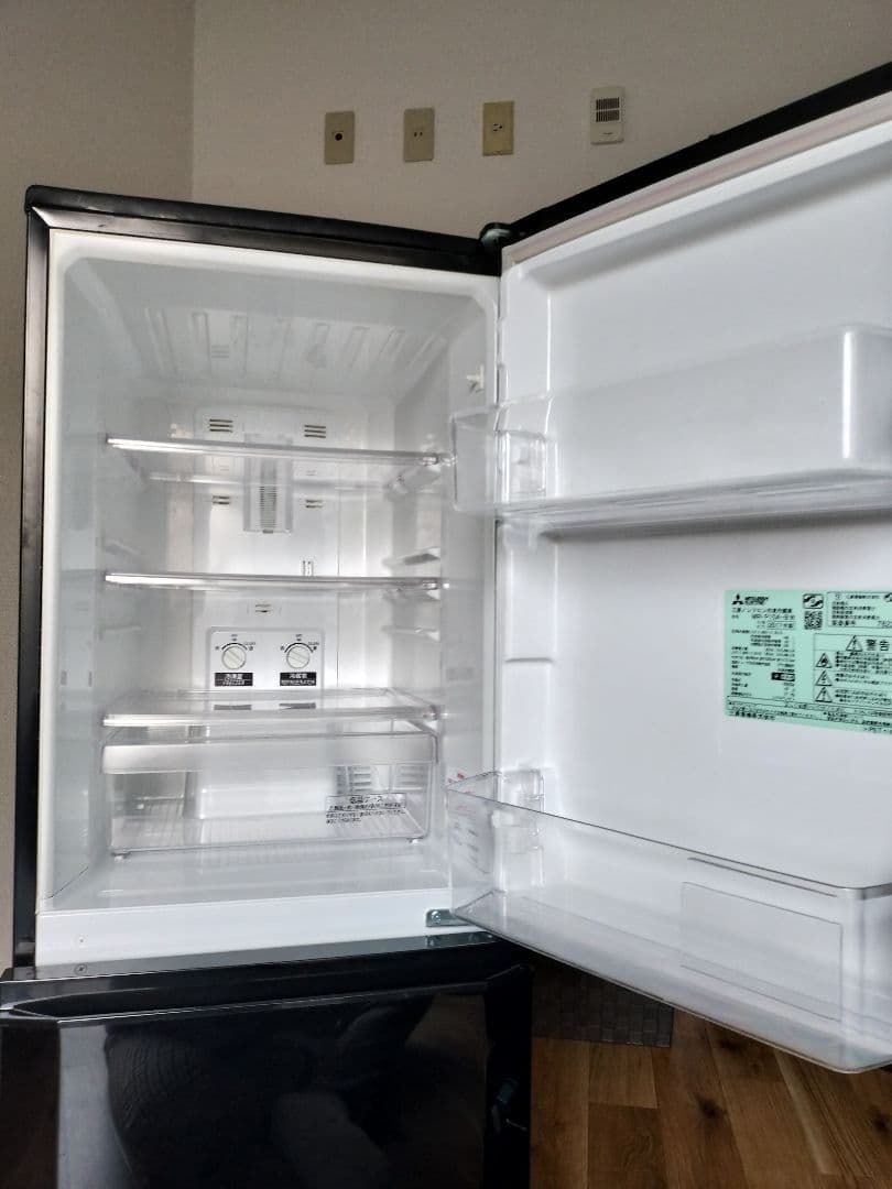美品★2017年製 三菱 2ドア冷蔵庫★