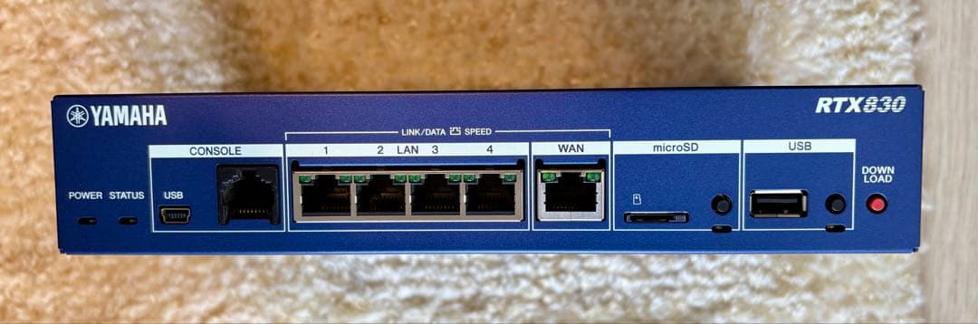 Yamaha RTX830 LANルーター