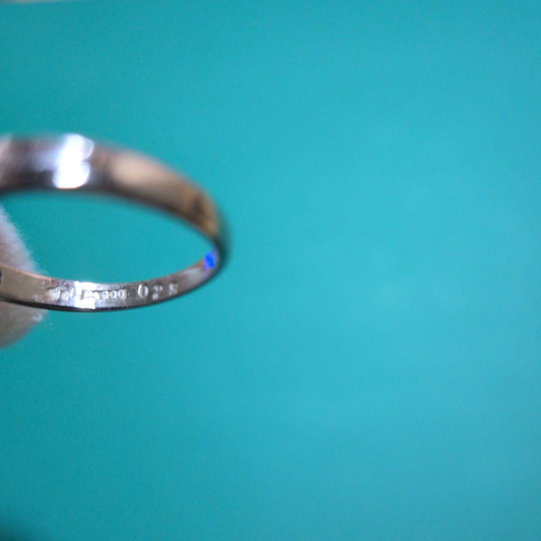 プラチナ　900　ダイヤ　リング　6号