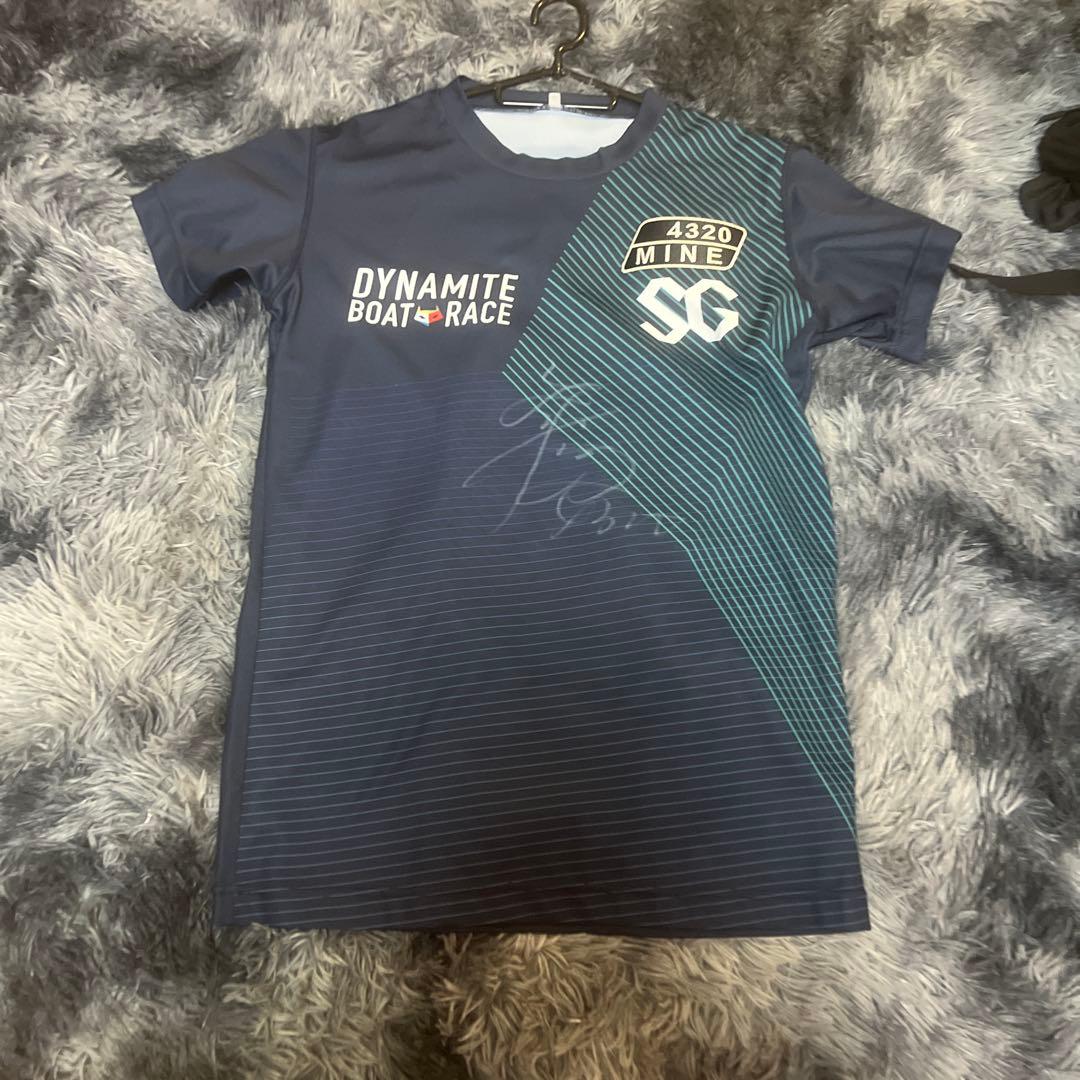 峰竜太 SG Tシャツ サイン入り　ボートレース