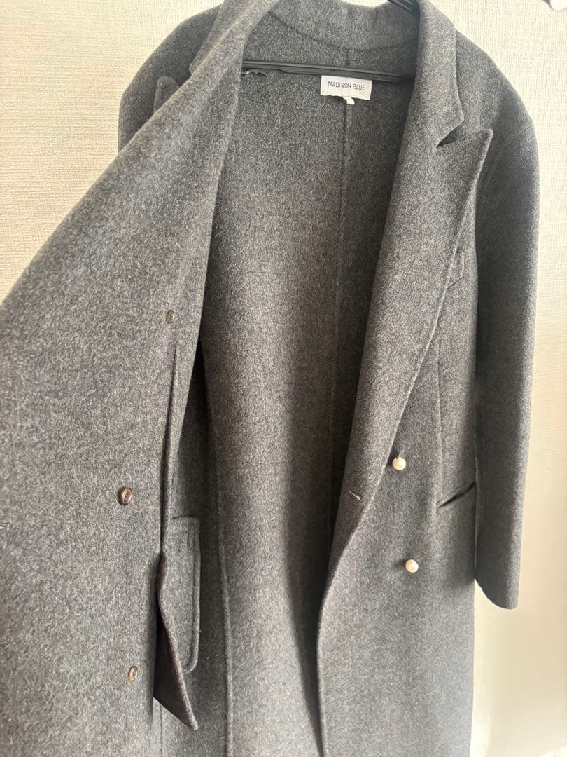 MADISON BLUEパールボタンチェスターコート　01