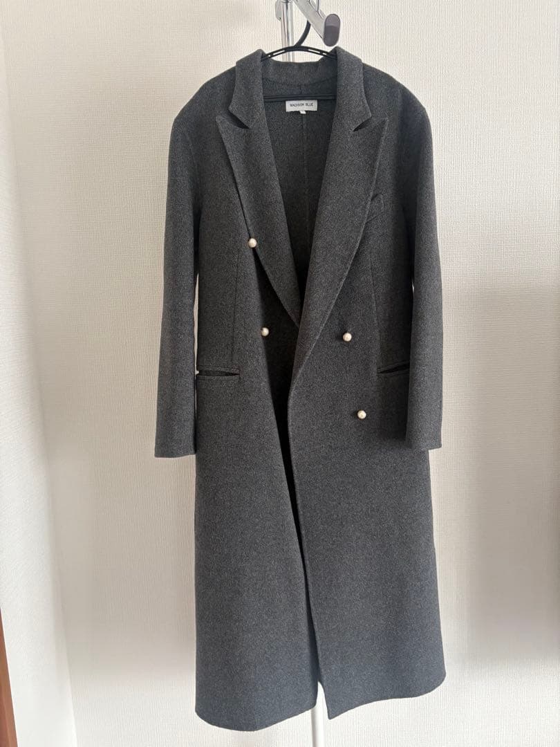 MADISON BLUEパールボタンチェスターコート　01