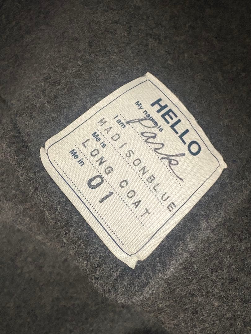 MADISON BLUEパールボタンチェスターコート　01