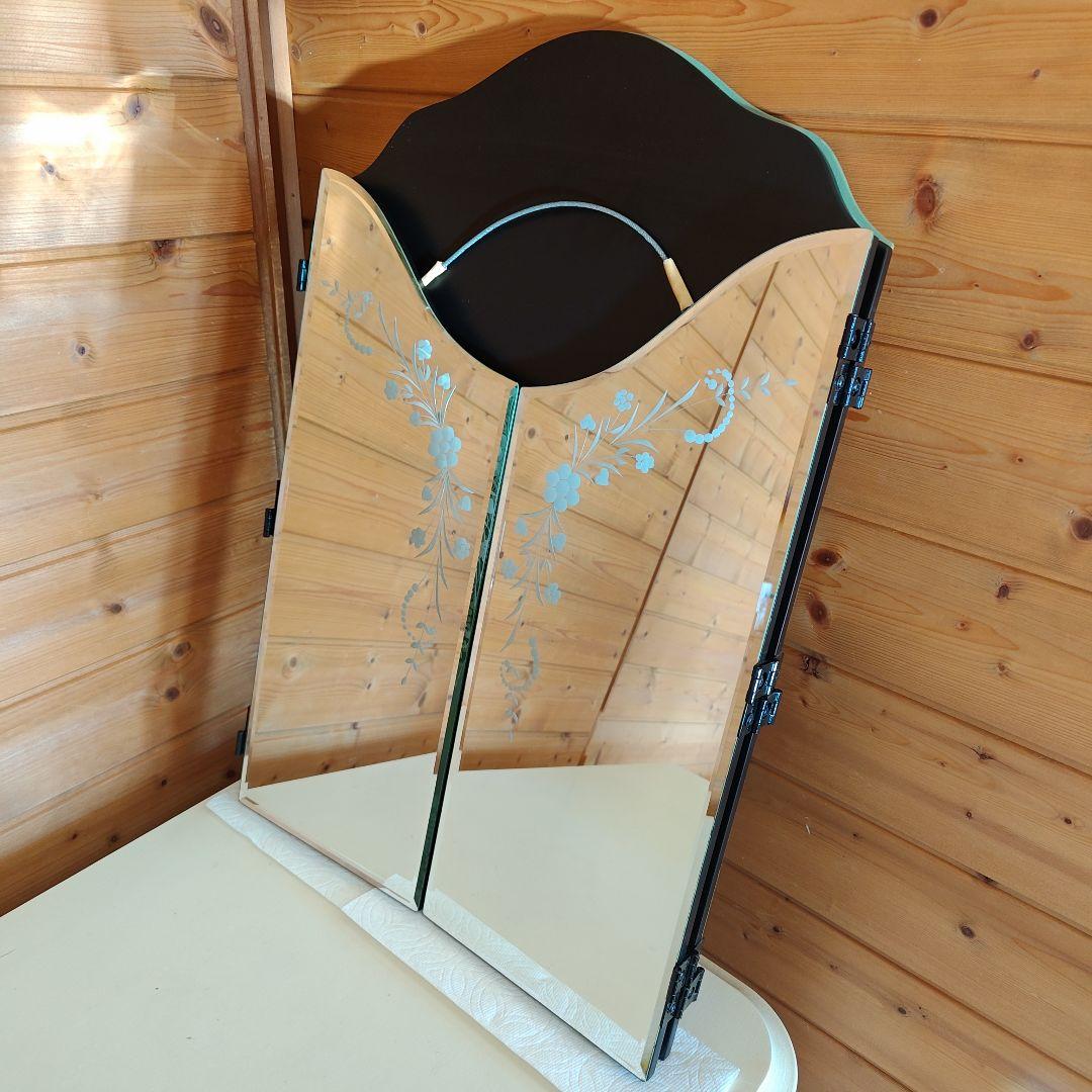 希少 ローラアシュレイ ベネチアン 三面鏡 ドレッサー 鏡台 廃盤モデル