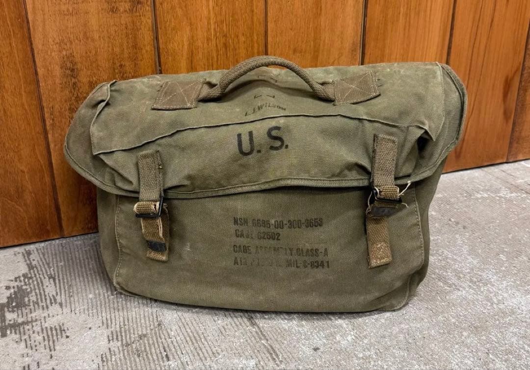 40s USA 米軍 フィールド カーゴバック 当時物 ビンテージ 雰囲気◎