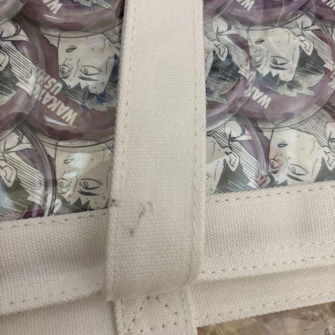 ハイキュー!! 牛島若利 缶バッジ80個 A3 痛バッグ