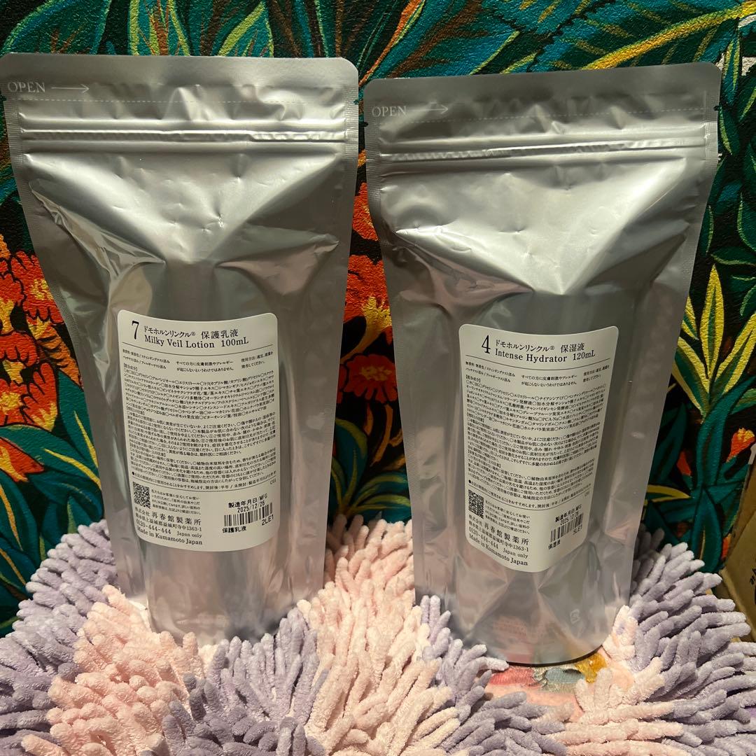 ドモホルンリンクル保湿液と乳液