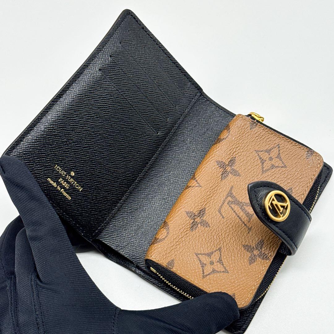 ルイヴィトン モノグラム ポルトフォイユ ジュリエット 折り財布 財布 ブラウン