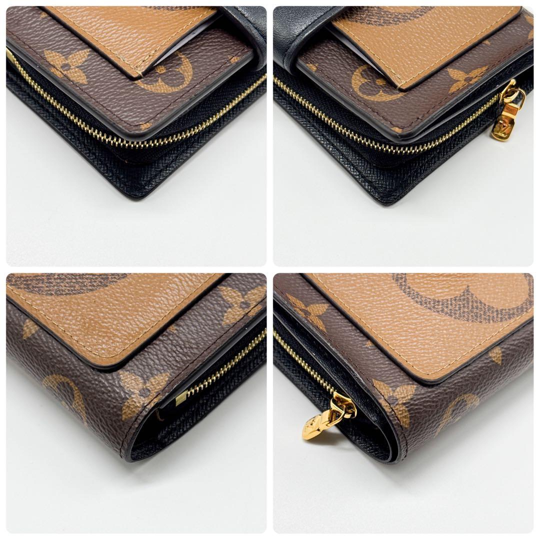 ルイヴィトン モノグラム ポルトフォイユ ジュリエット 折り財布 財布 ブラウン