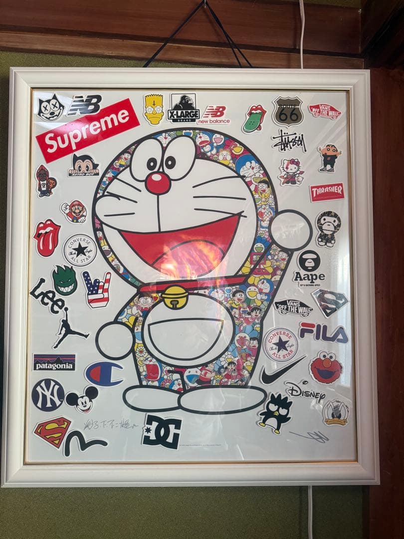 ドラえもん シルクスクリーンアート