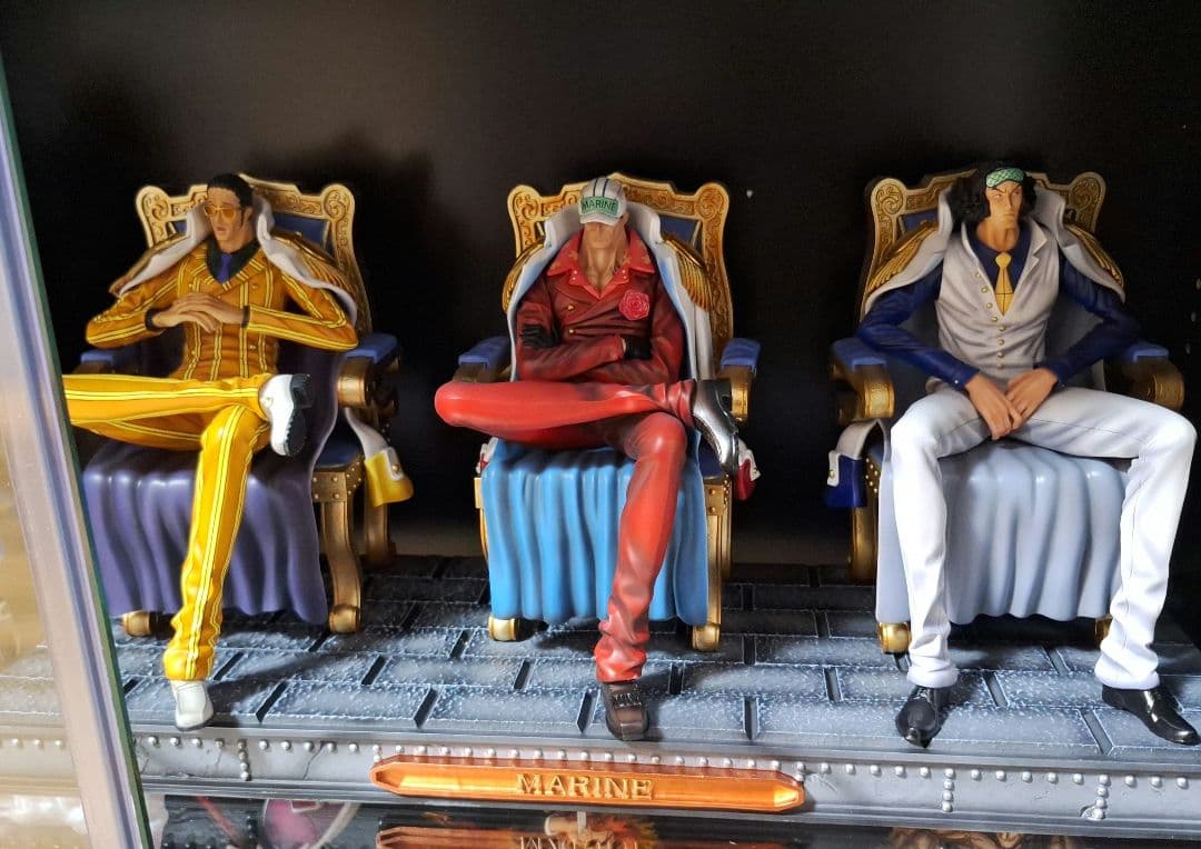 火*ス様 ワンピース 海軍本部三大将 赤犬 青雉 黄猿 頂上戦争フィギュア ガレ