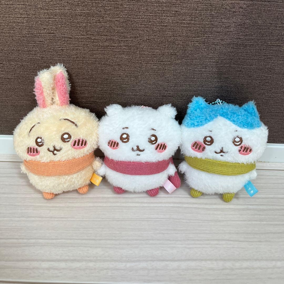 ちいかわ ハチワレ うさぎ ぬくぬくの装いマスコット